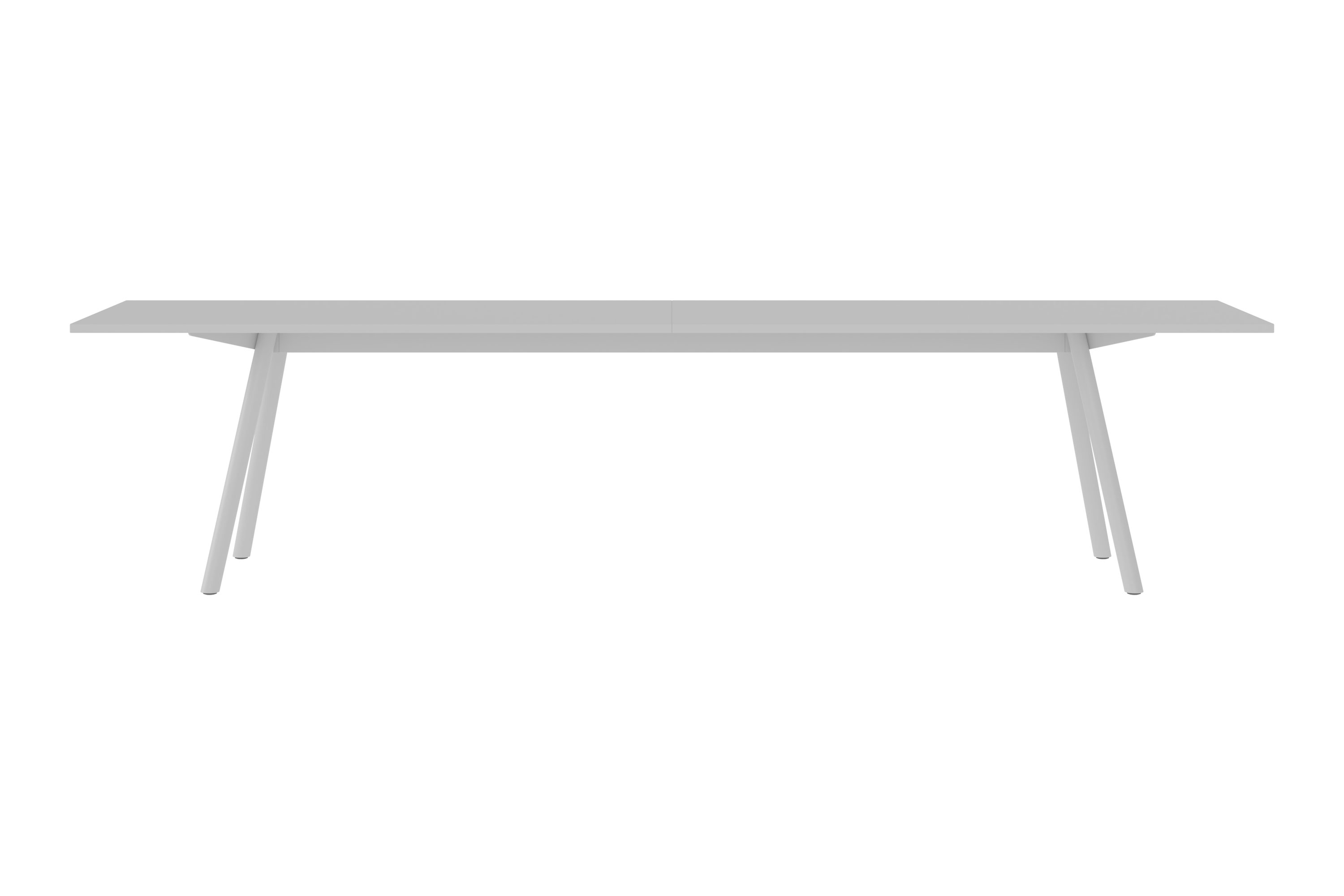 Heller, rechteckiger Tisch "Masa" von New Tendency mit minimalistischem Design und vier Beinen.