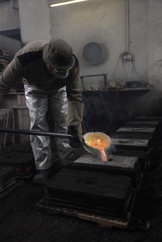 Walter Gropius Türdrücker Tecnolumen Nickel poliert