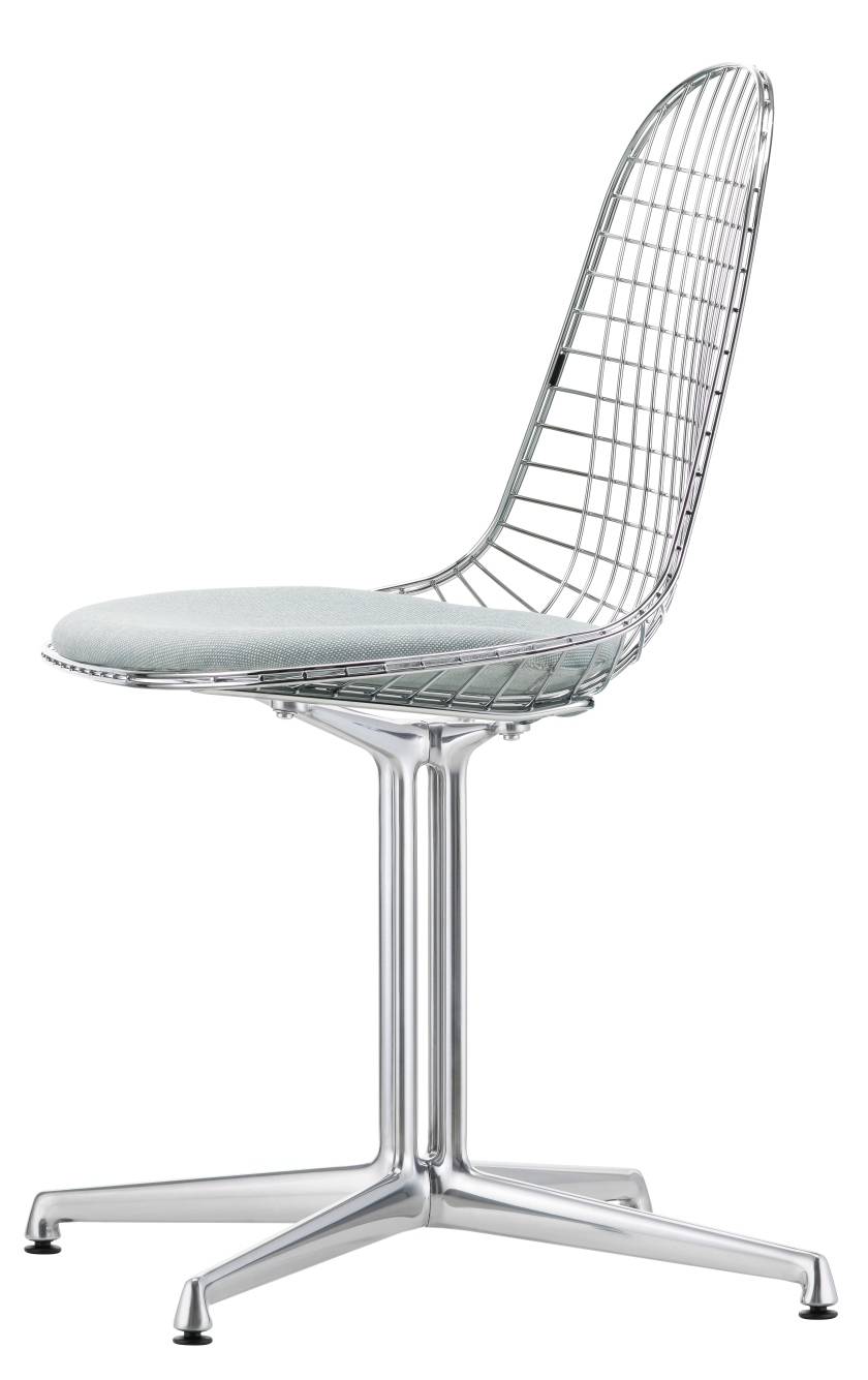 DKL-5 Wire Chair Stuhl mit Sitzkissen Vitra
