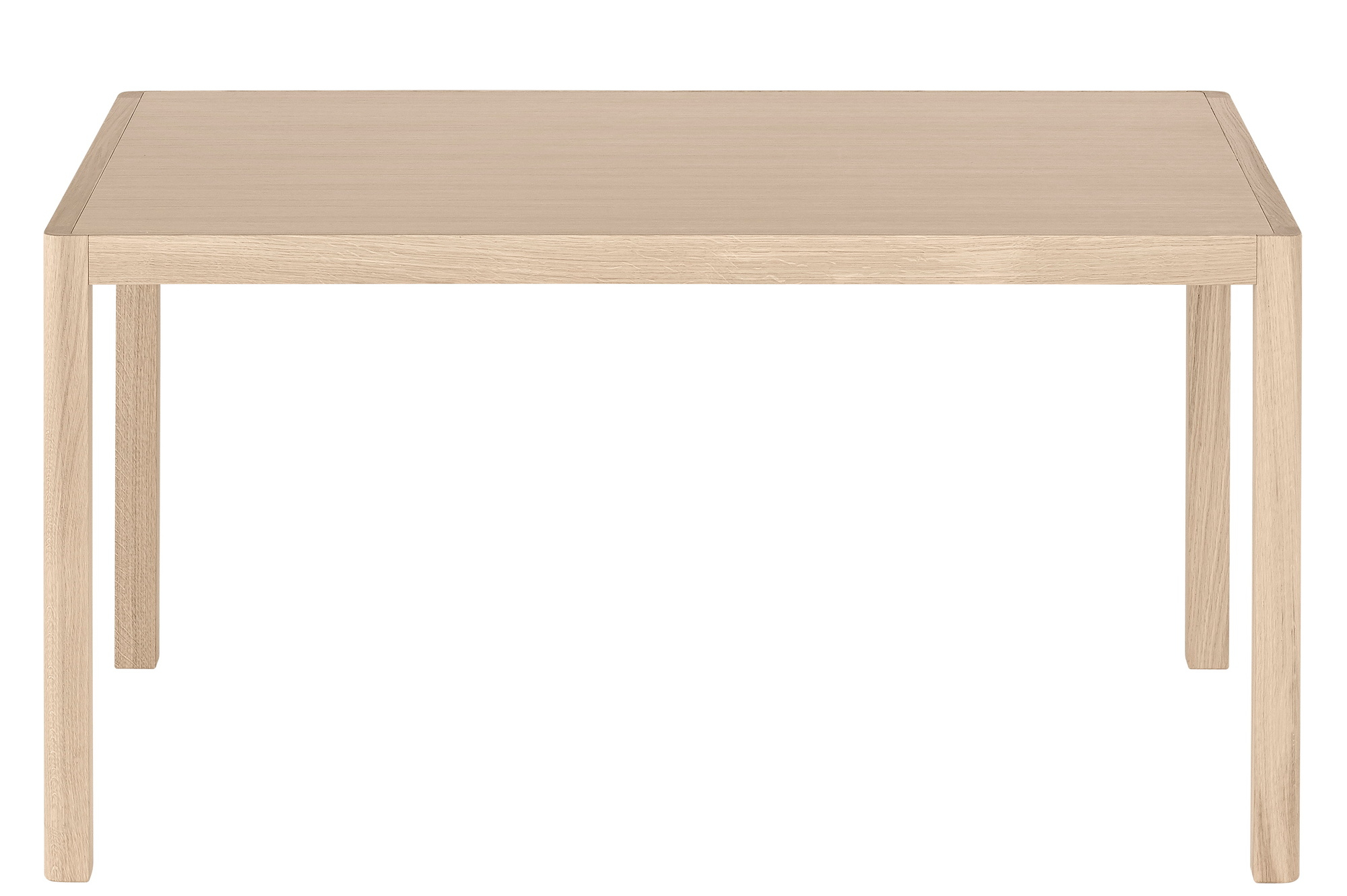 Workshop Table Tisch von Muuto aus hellem Holz, ideal als Esstisch oder Schreibtisch.