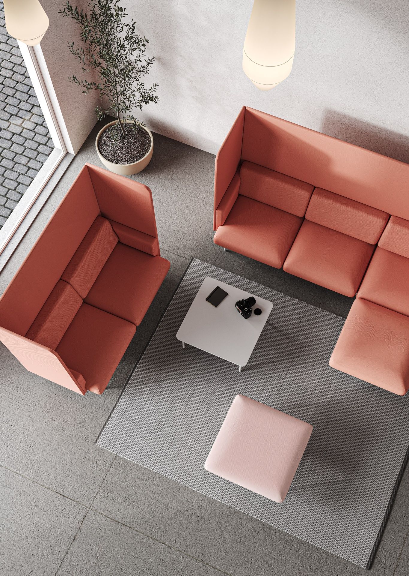 fora FR 100 Ottoman / Hocker Bejot