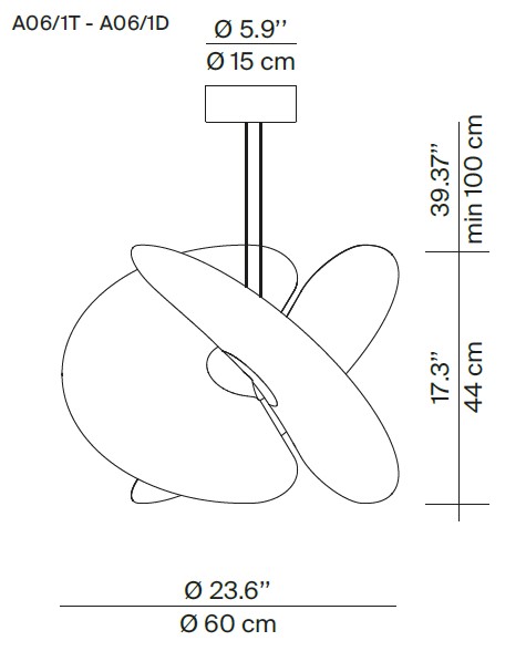 A06 1 Levante Hängeleuchte Luceplan