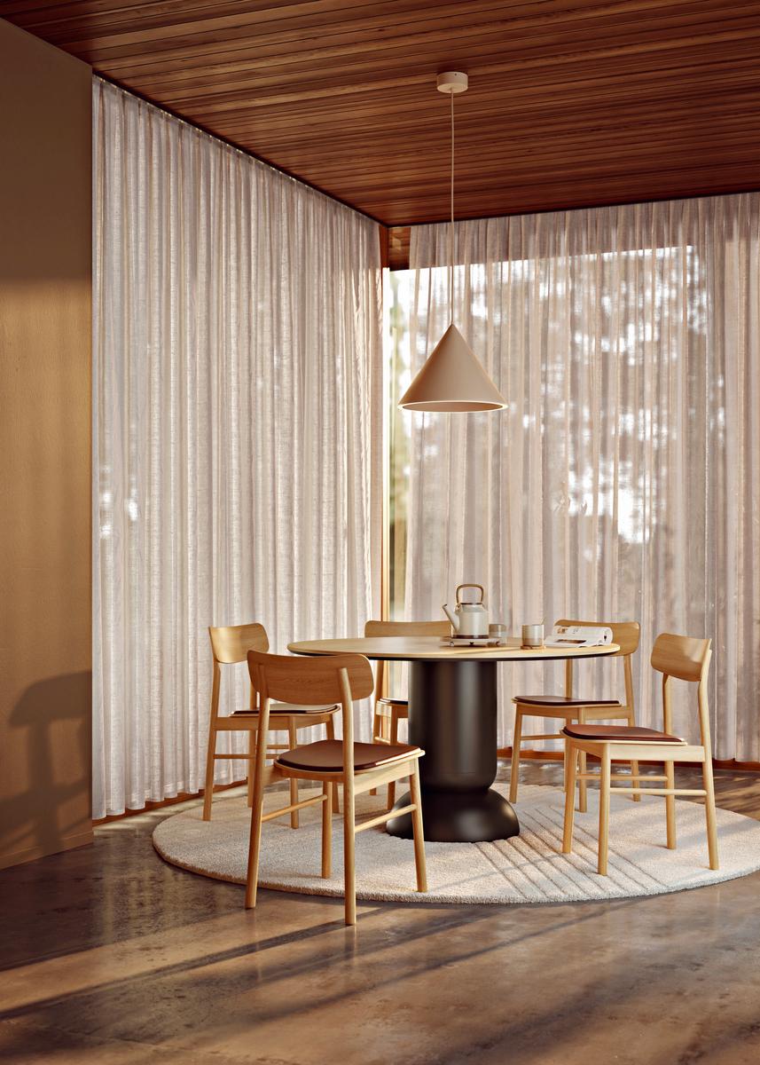 Kyoto Rug Teppich Ø 200 cm Woud  