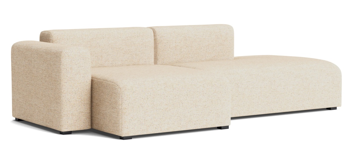 Mags Sofa 2,5-Sitzer Combination 3 low Armrest mit Armlehne links Hay Stoff Bolgheri LGG60