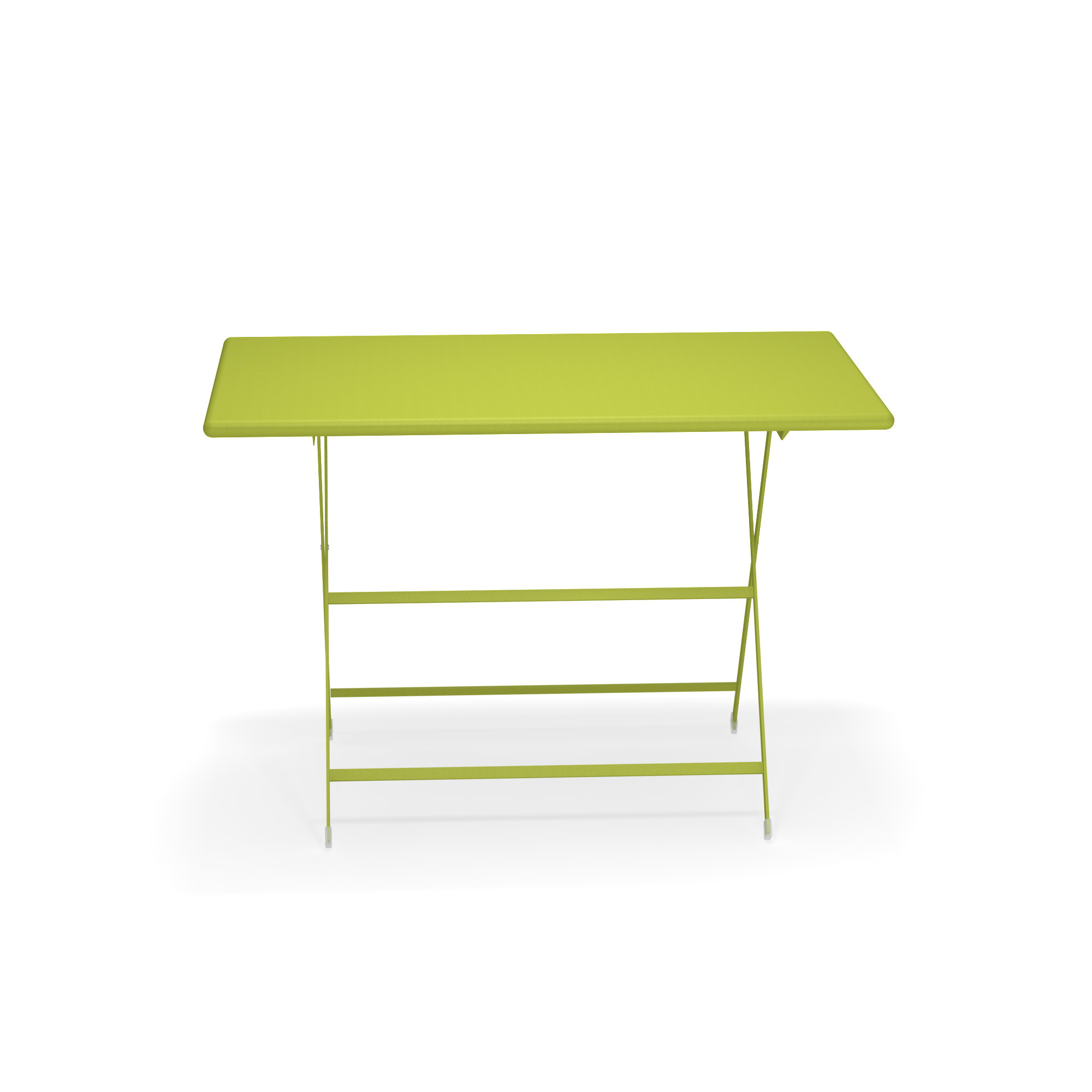 Grüner Arc en Ciel Klapptisch von emu, 110 cm, für Garten, Balkon und Terrasse.