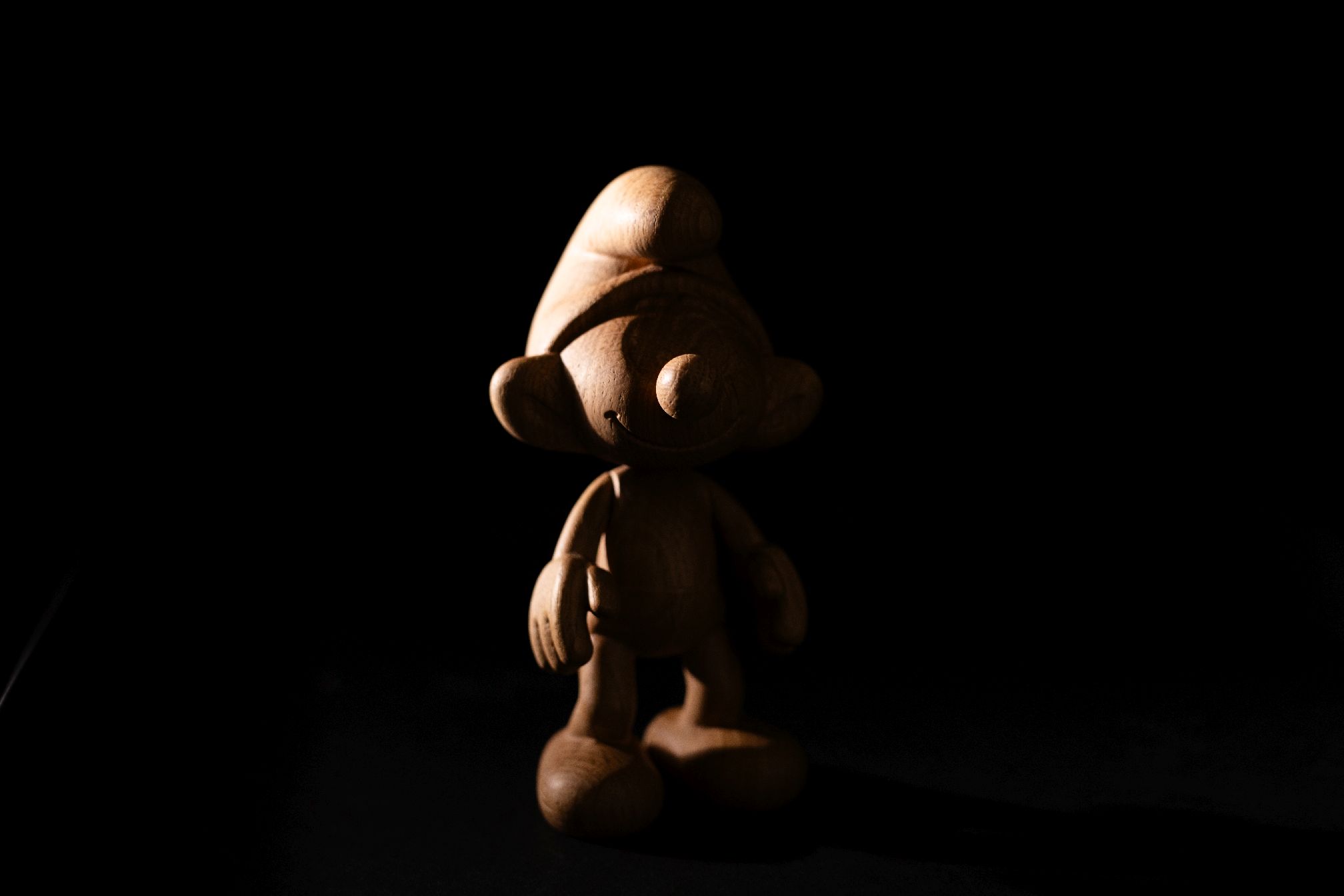 Schlumpf Small Klein Holzfigur Boyhood