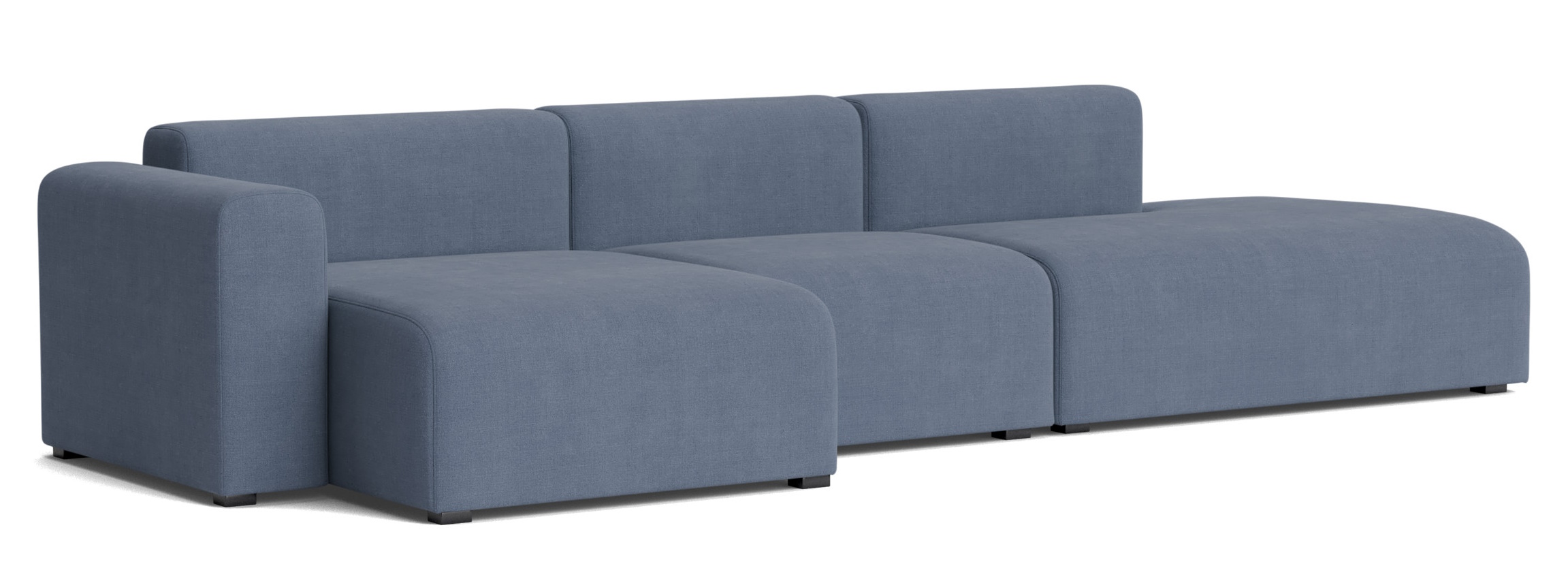 Mags Sofa 3-Sitzer Combination 4 Low Armrest mit Armlehne links Hay Stoff Linara 198