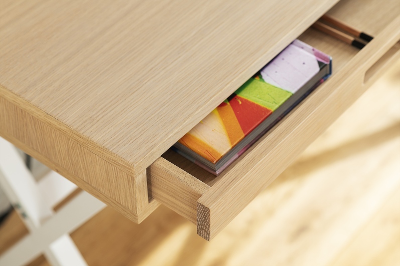 Hyppolite Sekretär Weiß Gestell Hartô