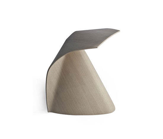 Moderner Hocker AP von La Palma aus Holz, Sitzhocker für Wohnzimmer und Büro.