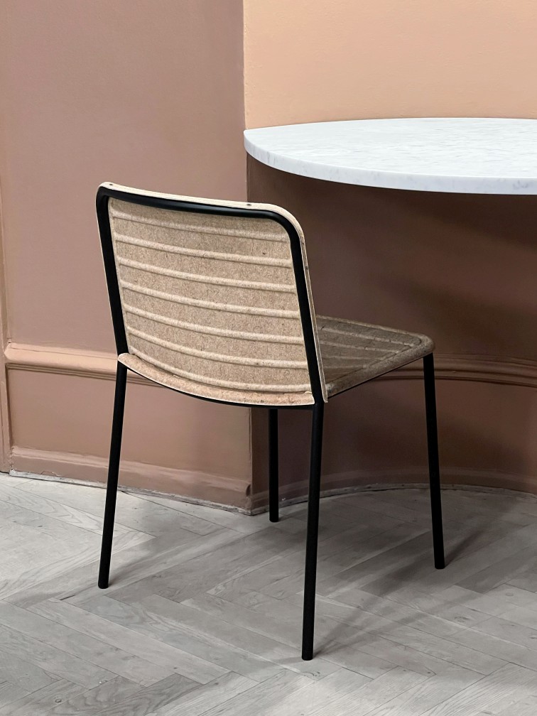 Flax Stacker Chair Stuhl Please wait to be seated 