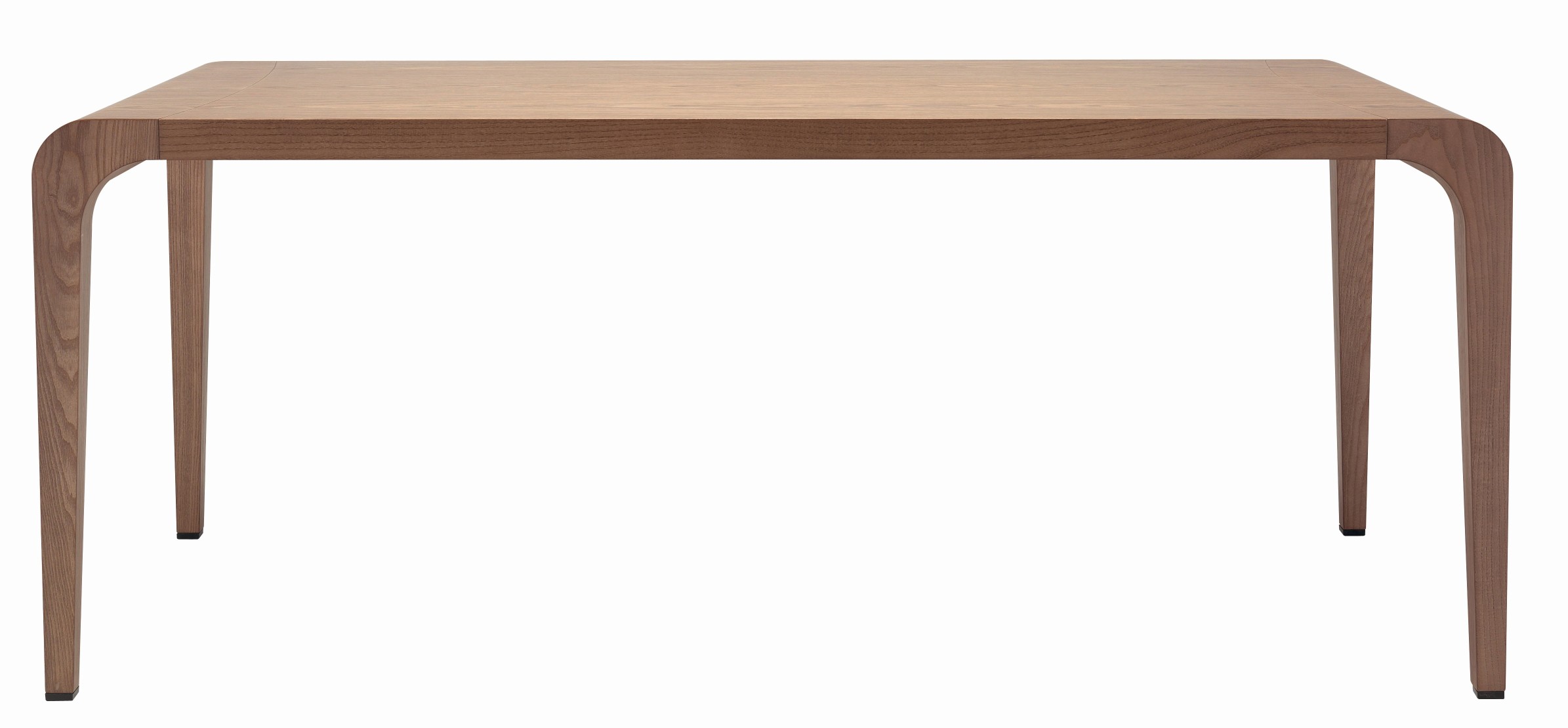 Ilvolo Tisch von Alias: Moderner Esstisch aus Holz mit abgerundeten Ecken und Beinen.