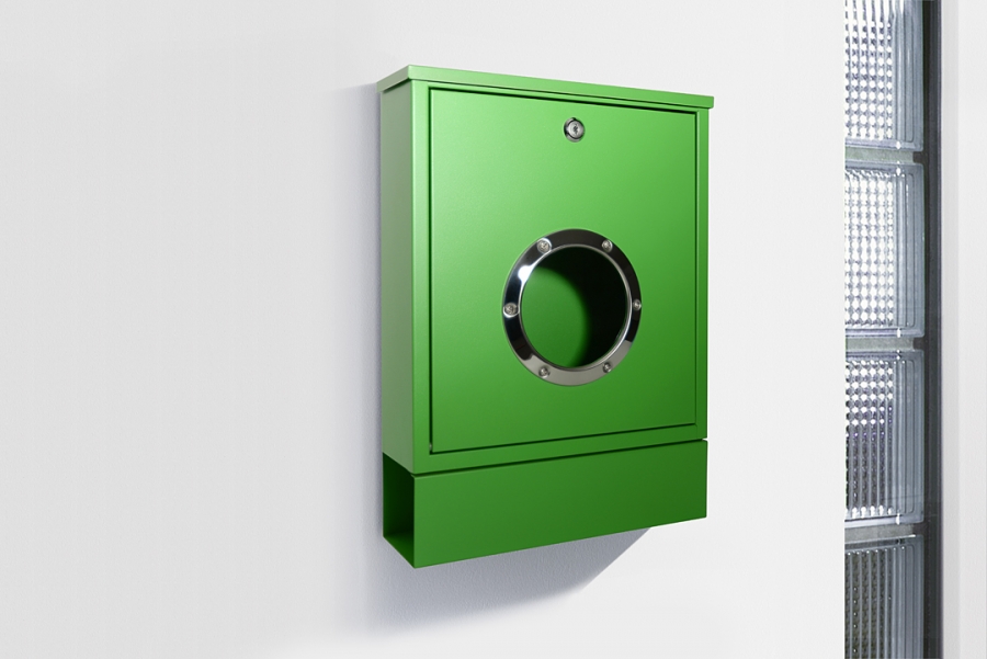 Stahl gepulvert grün