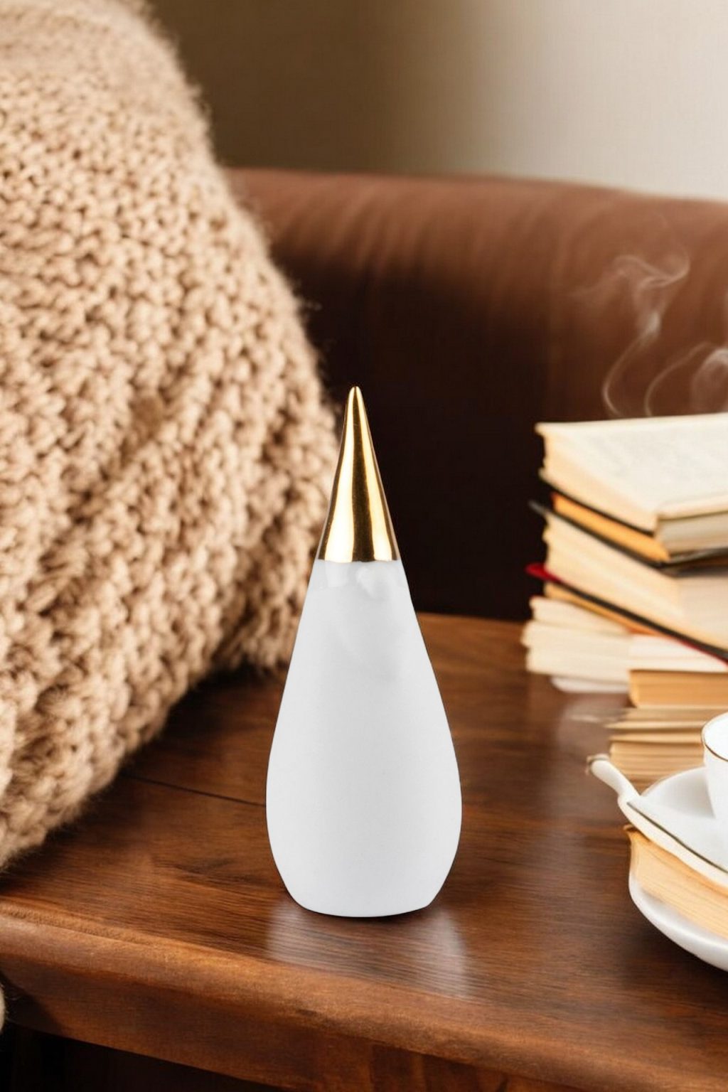 Living Porzellangeschichten Figuren Set Santa gold Räder EINZELSTÜCK