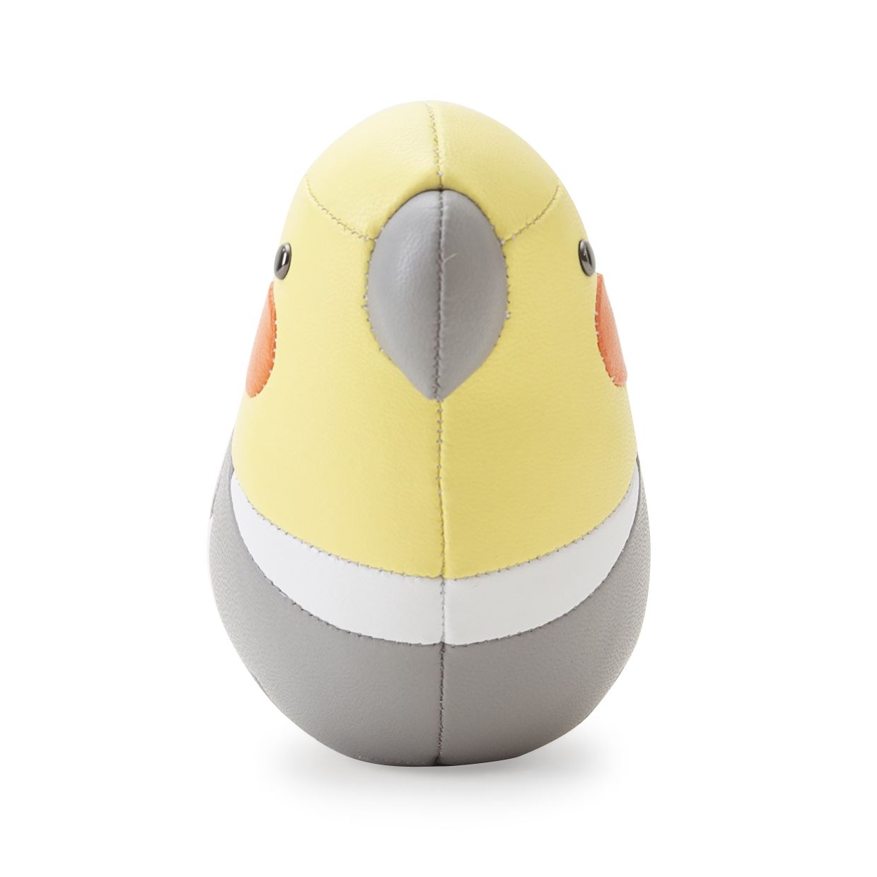 Graue Nymphensittich Buchstütze von Züny, Stofftier Buchhalter für Kinder und Erwachsene, dekorativ und nützlich.