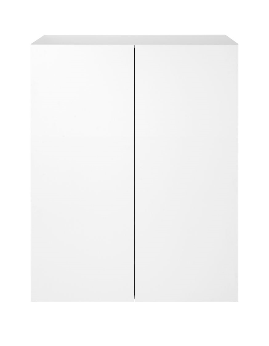 Weißes Urban Sideboard von Schönbuch mit zwei Türen, minimalistisches Design für moderne Wohnräume.