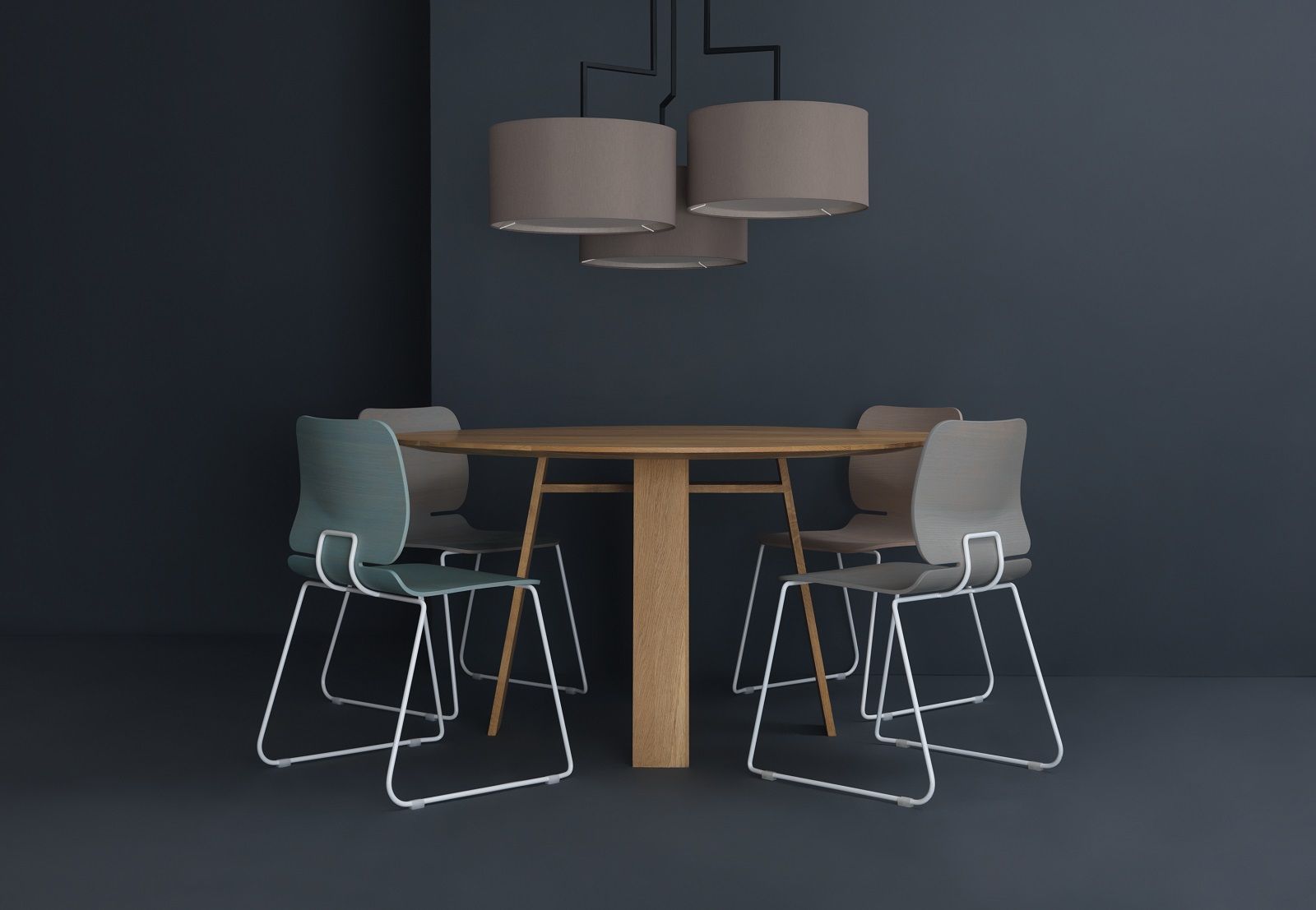 BONDT Tisch rund Zeitraum