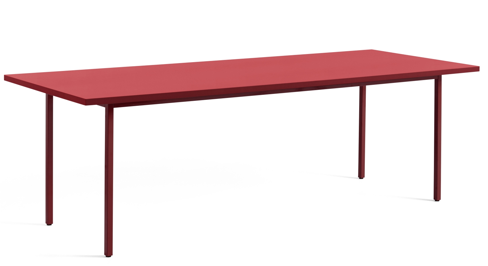 Roter Hay Two Colour Table Esstisch, 240 cm lang, modernes Design für Esszimmer.