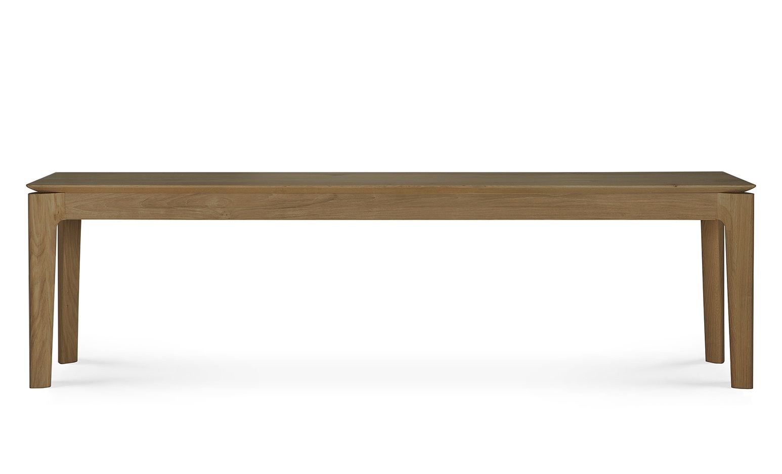 Bok Bank Teak Ethnicraft: Moderner Esstisch aus massivem Teakholz, minimalistisches Design, ideal für Esszimmer.