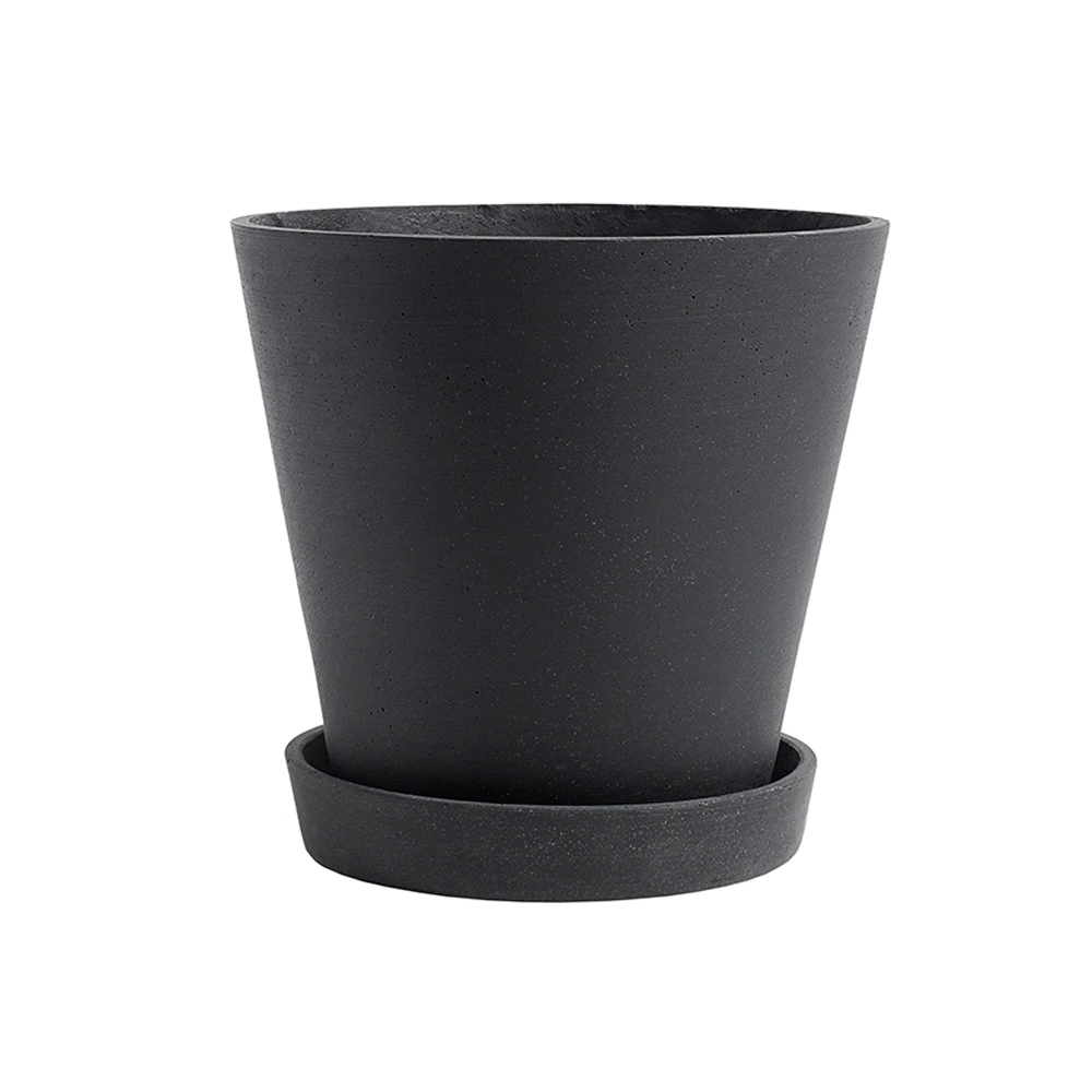 Flowerpot with Saucer XL Blumentopf mit Untersetzer Hay