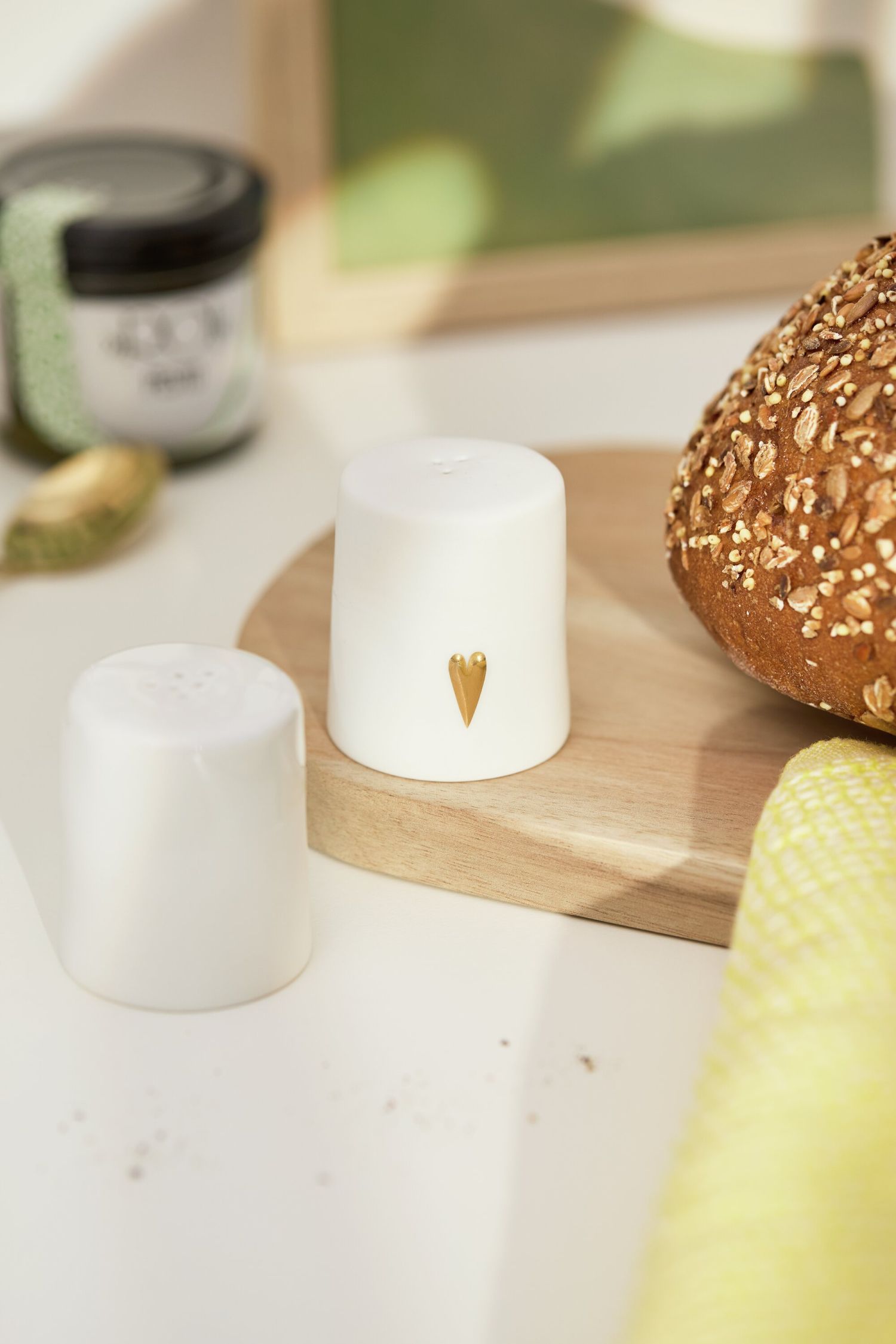 Salz- & Pfefferstreuer Herz Räder