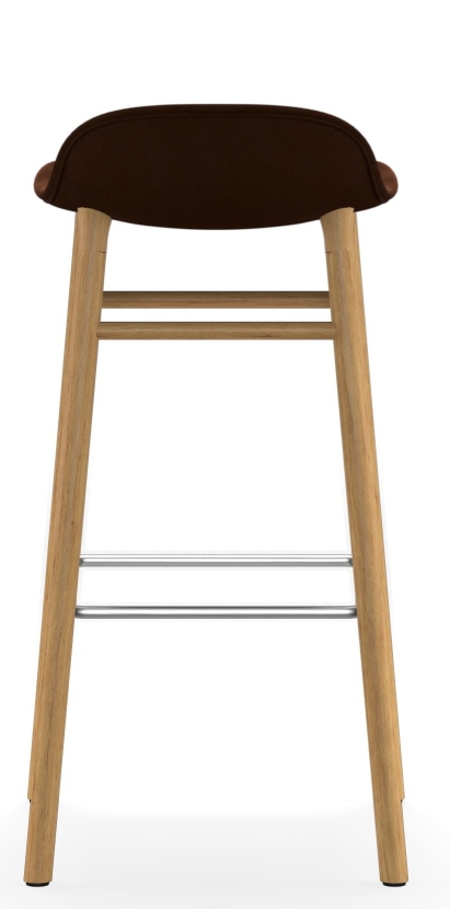 Form Barstool Barhocker H 75 cm Holz Gepolstert Normann Copenhagen