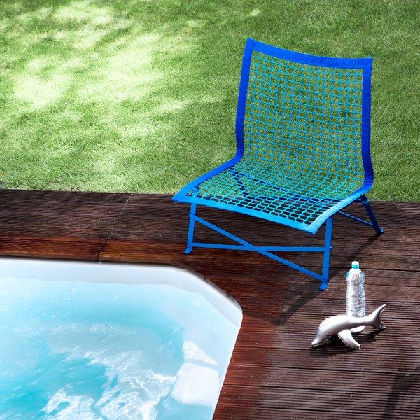 signalblau RAL 5005 / Netz blau