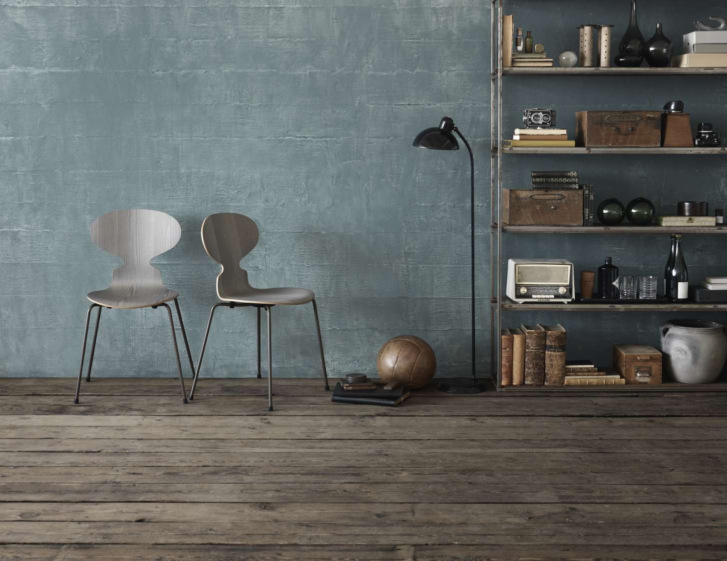 Die Ameise Stuhl 3101 4-Bein Gestell Fritz Hansen