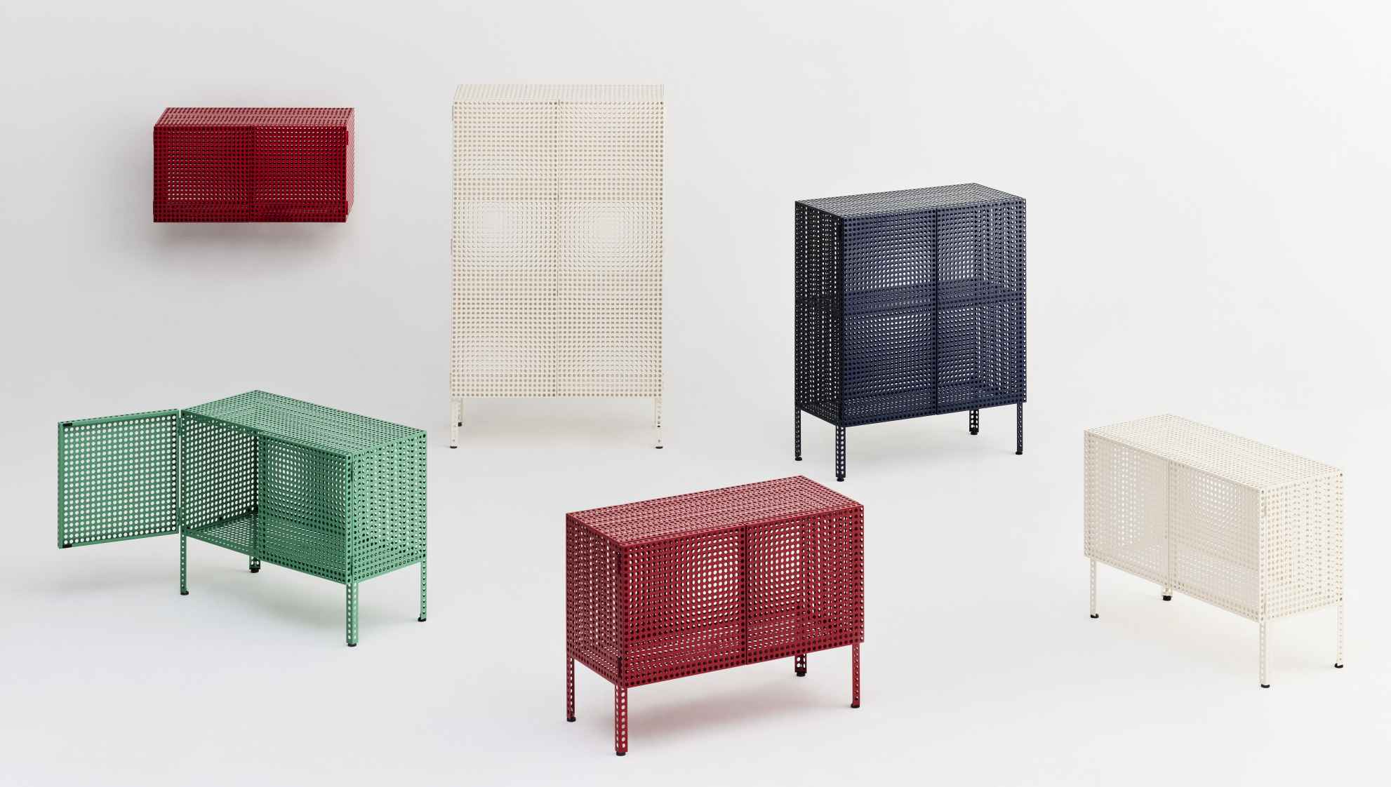 Perforated Cabinet Wall Small Wand Sideboard Hay