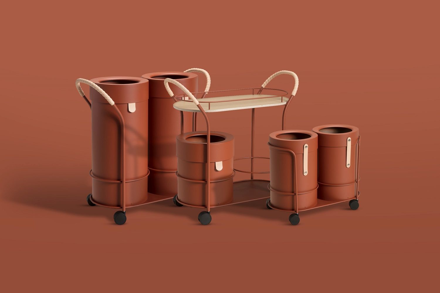 Bistro Trolley Servierwagen Mizetto QUICK SHIP