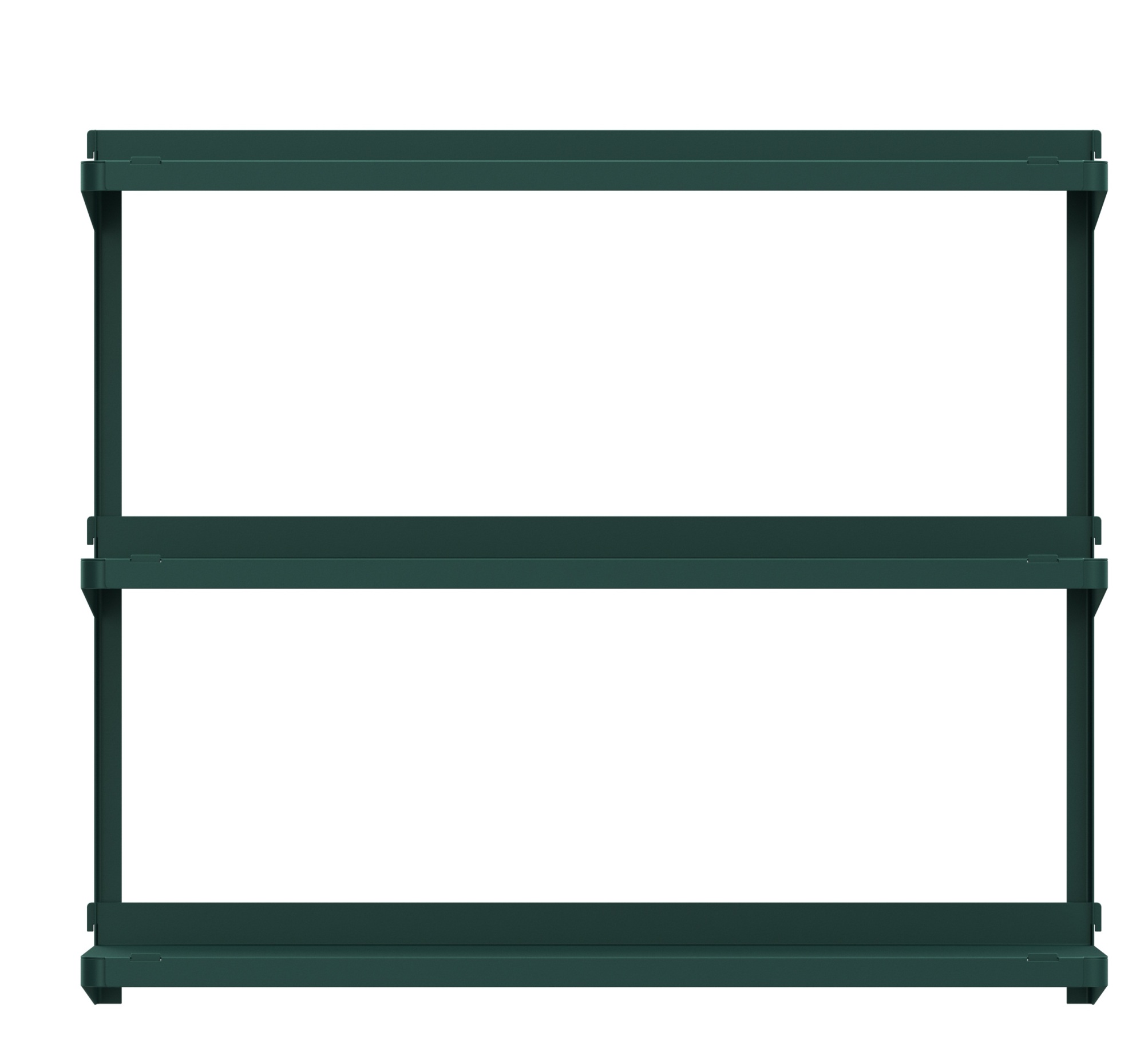 Click Wandregal B 71 x T 21 x H 61 cm / DUNKELGRÜN New Tendency EINZELSTÜCK