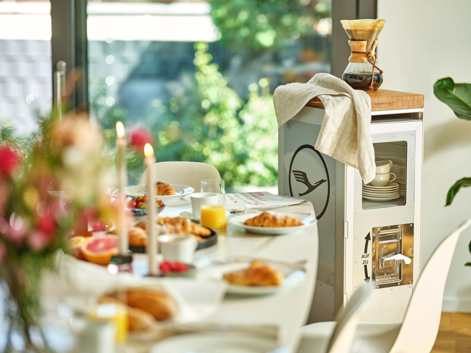 Lufthansa Ju 52 Flugzeugtrolley Bordbar