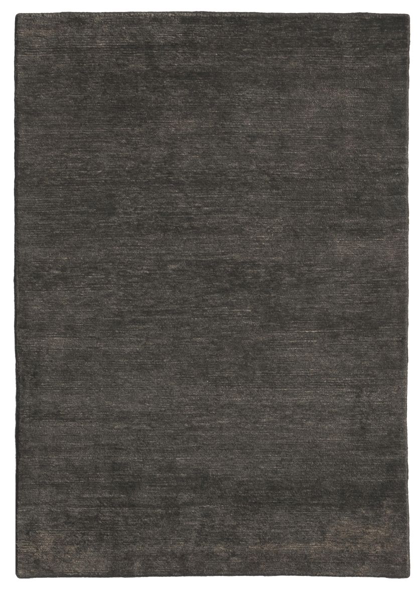 Persian Colors Teppich Charcoal von Nanimarquina, 250x350cm. Dunkelgrauer, handgefertigter Wollteppich für Wohnzimmer und Schlafzimmer.