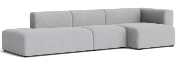 Helles, modernes Mags Sofa 3-Sitzer mit Armlehne rechts von Hay für Wohnzimmer und Lounge.