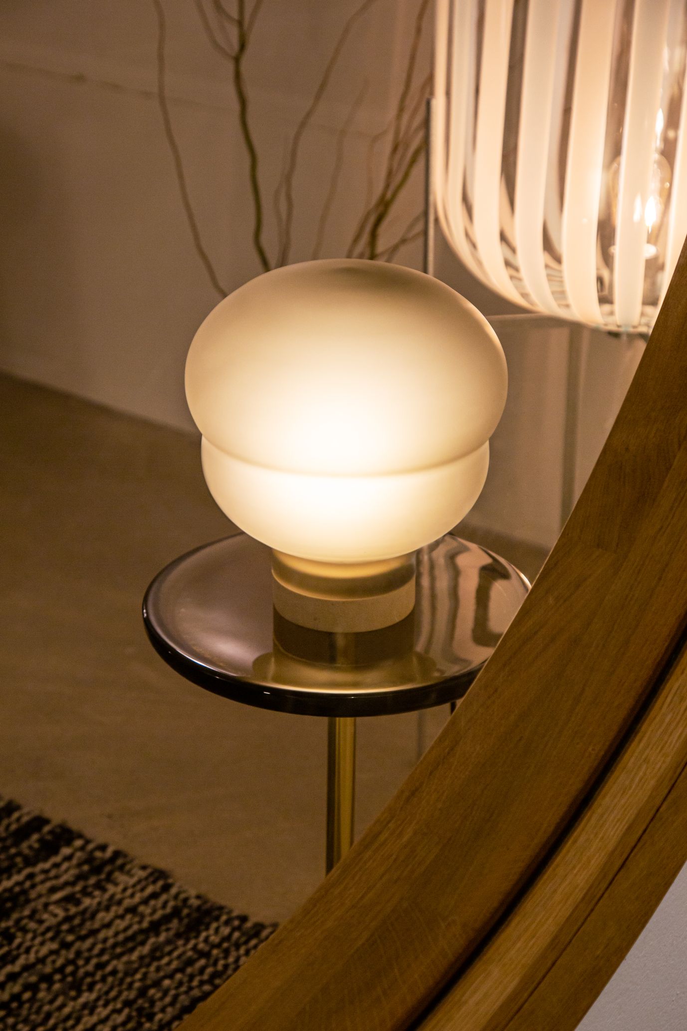 Kumo Tischleuchte klein weiß Pulpo