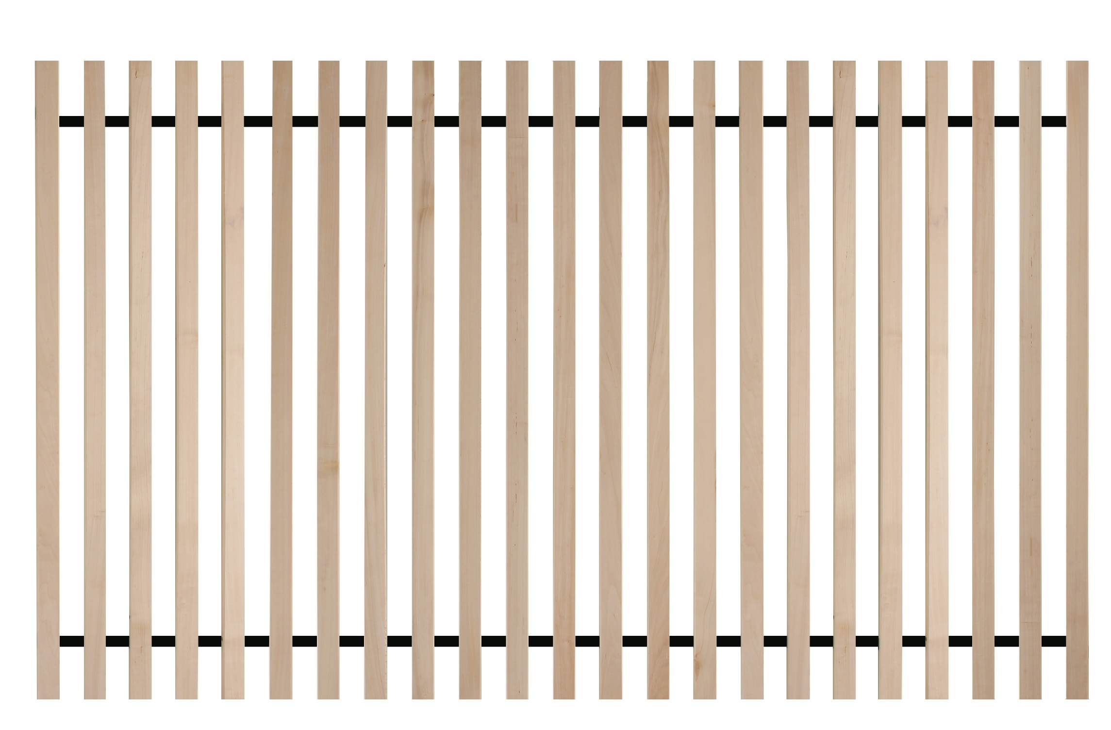 Roll-Lattenrost aus Massivholz von Moormann, Ansicht von oben, für optimalen Schlafkomfort.