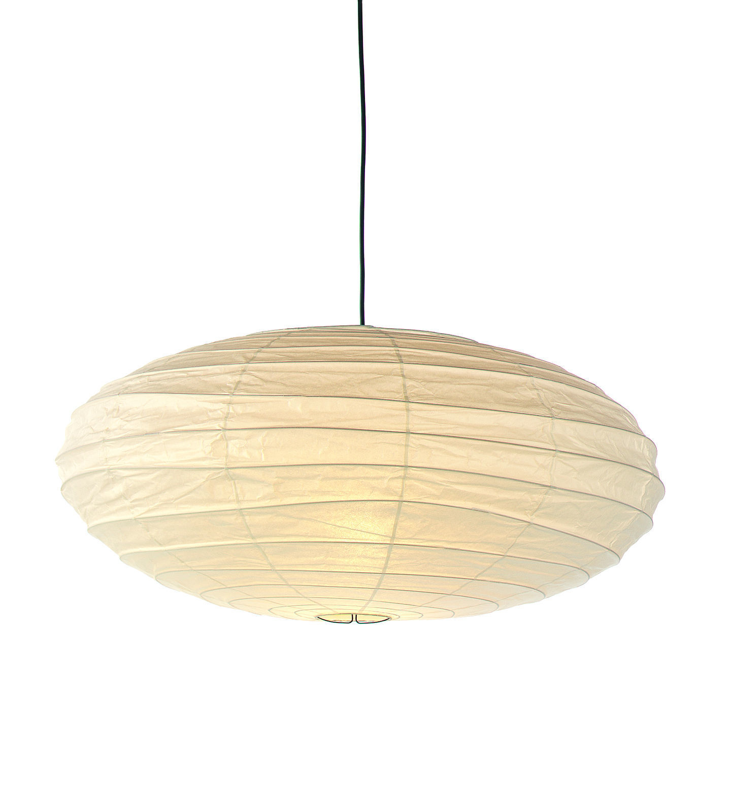 Akari Pendelleuchte von Vitra: Ovale Papierlampe, japanisches Design, sanftes Licht für Wohnräume.