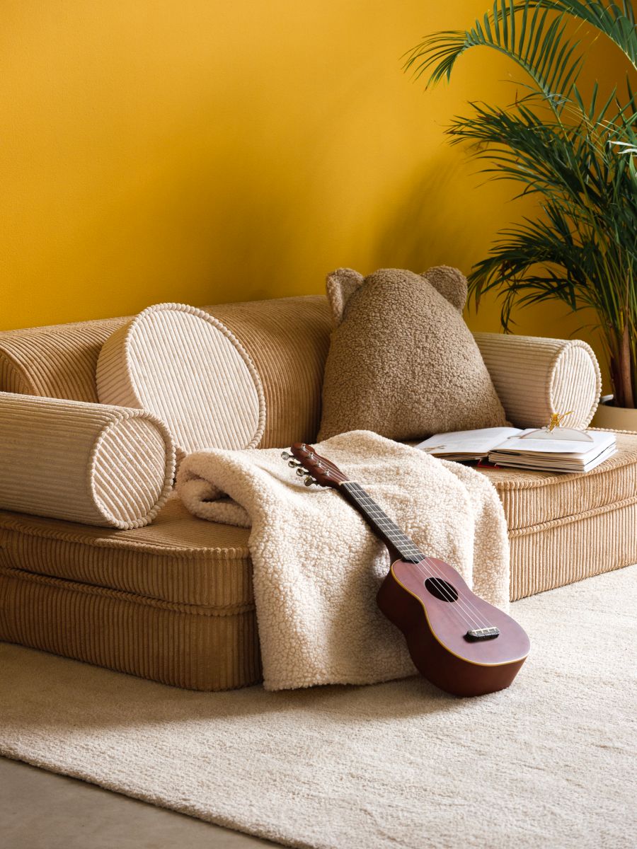 Kinderspielsofa Breitcord Toffee Wigiwama