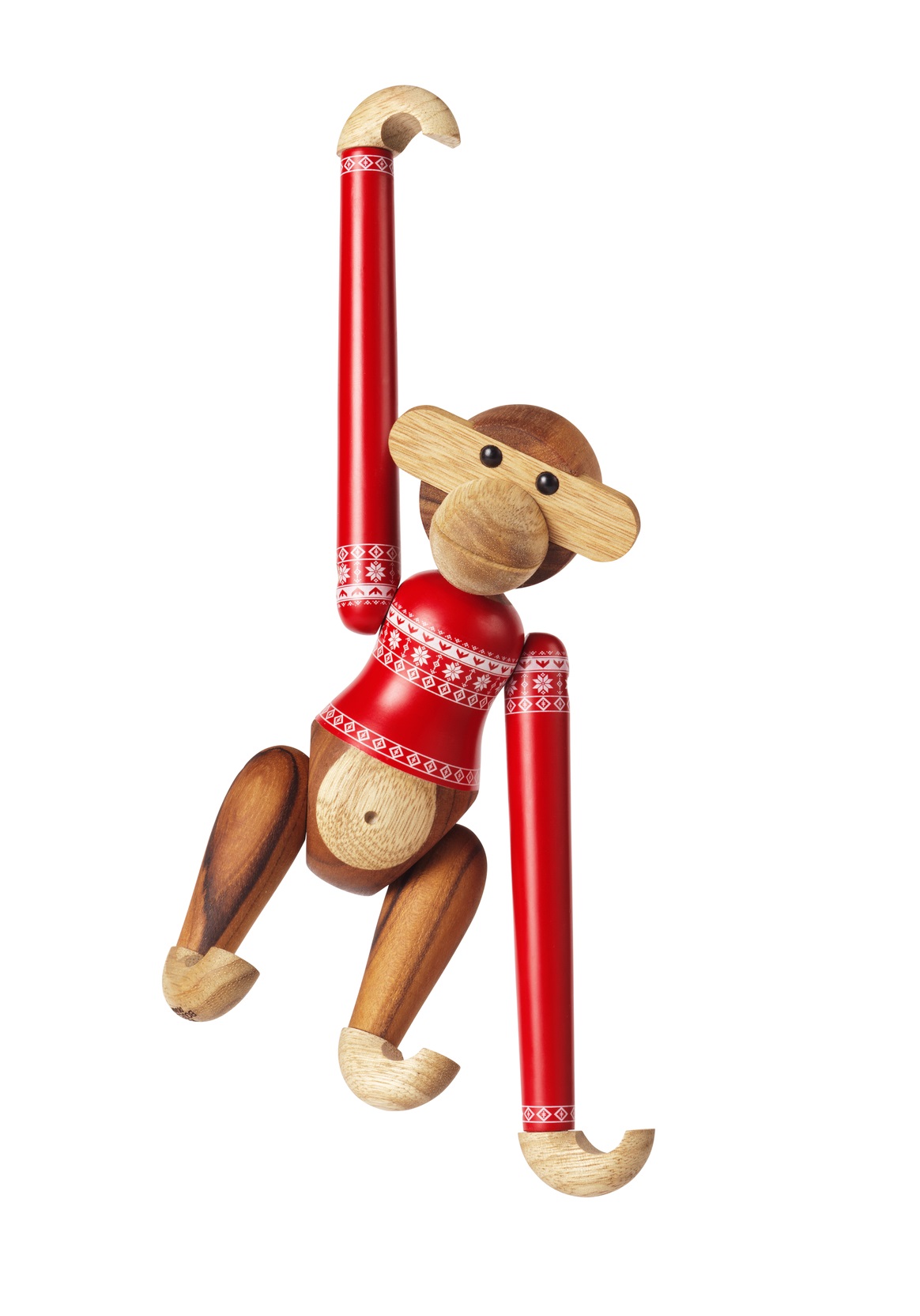 Christmas Jumper Affe 2024 klein Holzfigur Kay Bojesen