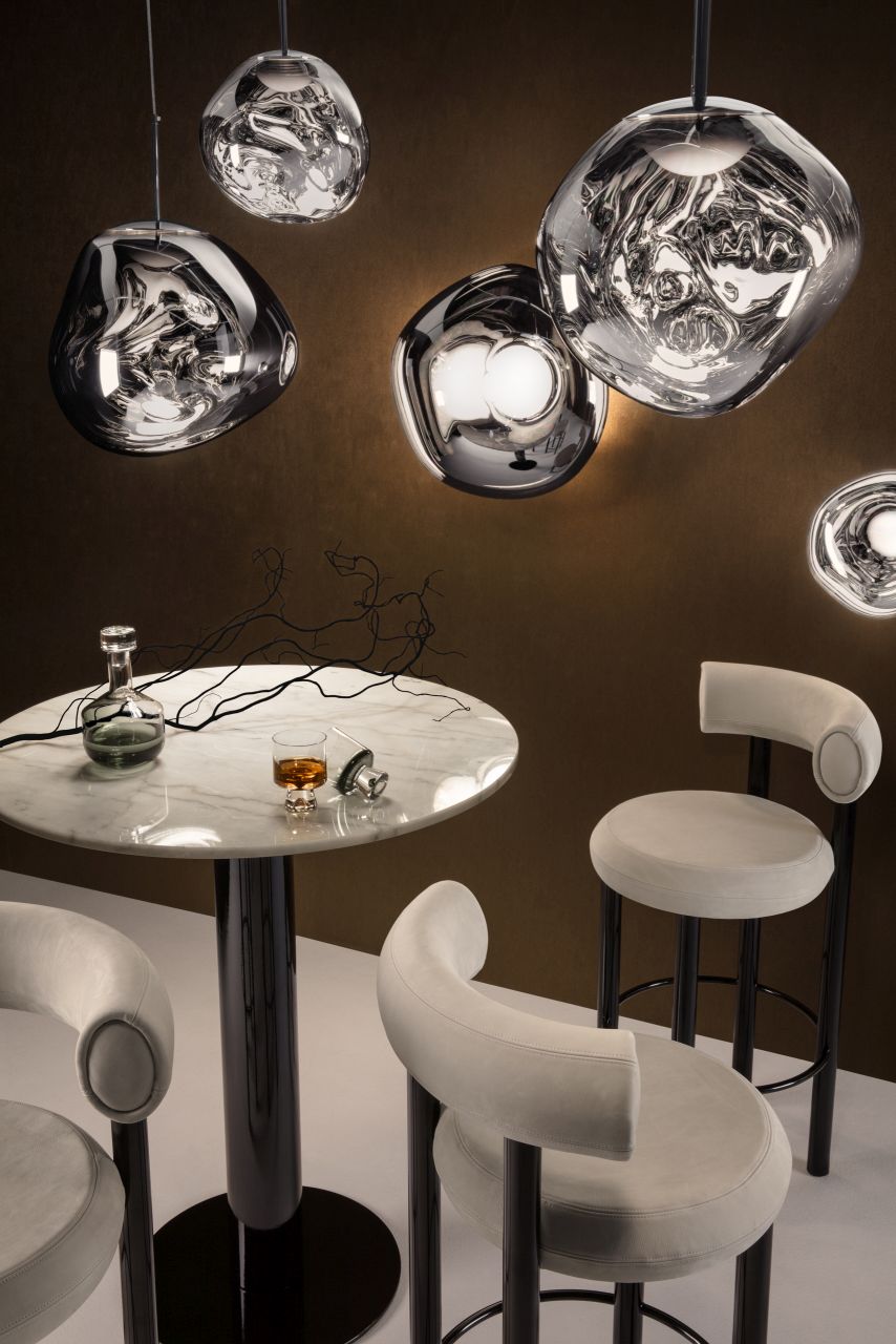 Melt LED Hängeleuchte Smoke Tom Dixon