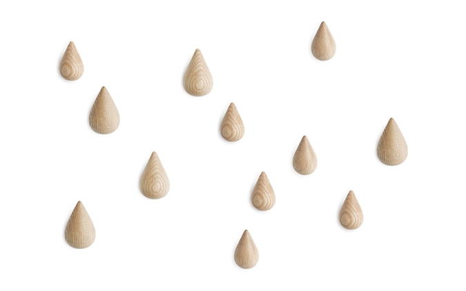 Dropit Hooks 2er Pack Garderobenhaken SCHWARZ / SMALL Normann Copenhagen EINZELSTÜCK