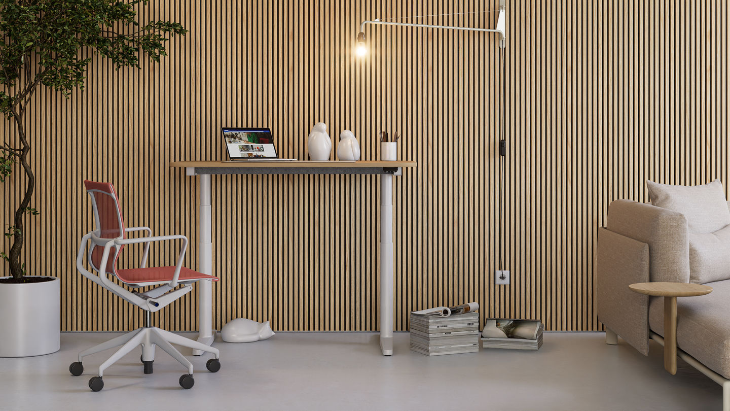 Tyde 2 Steh-/ Sitztisch Home Desk Schreibtisch Vitra