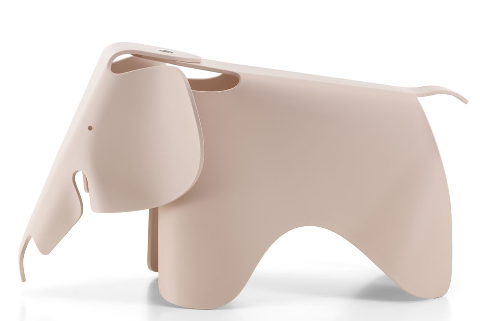 Eames Elephant Hocker RE Vitra Zartrosa