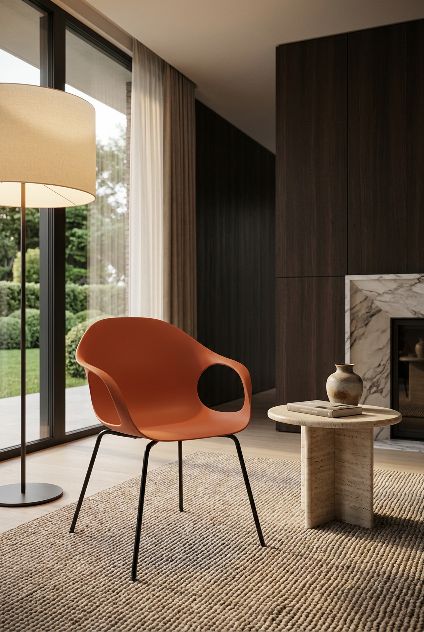 Elephantino Sessel Vierfuß Gestell Kristalia