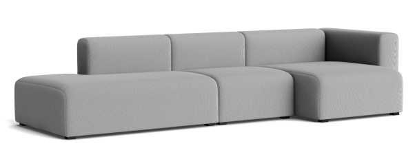 Mags Sofa 3-Sitzer Combination 4 mit Armlehne rechts Hay Stoff Steelcut Trio 133