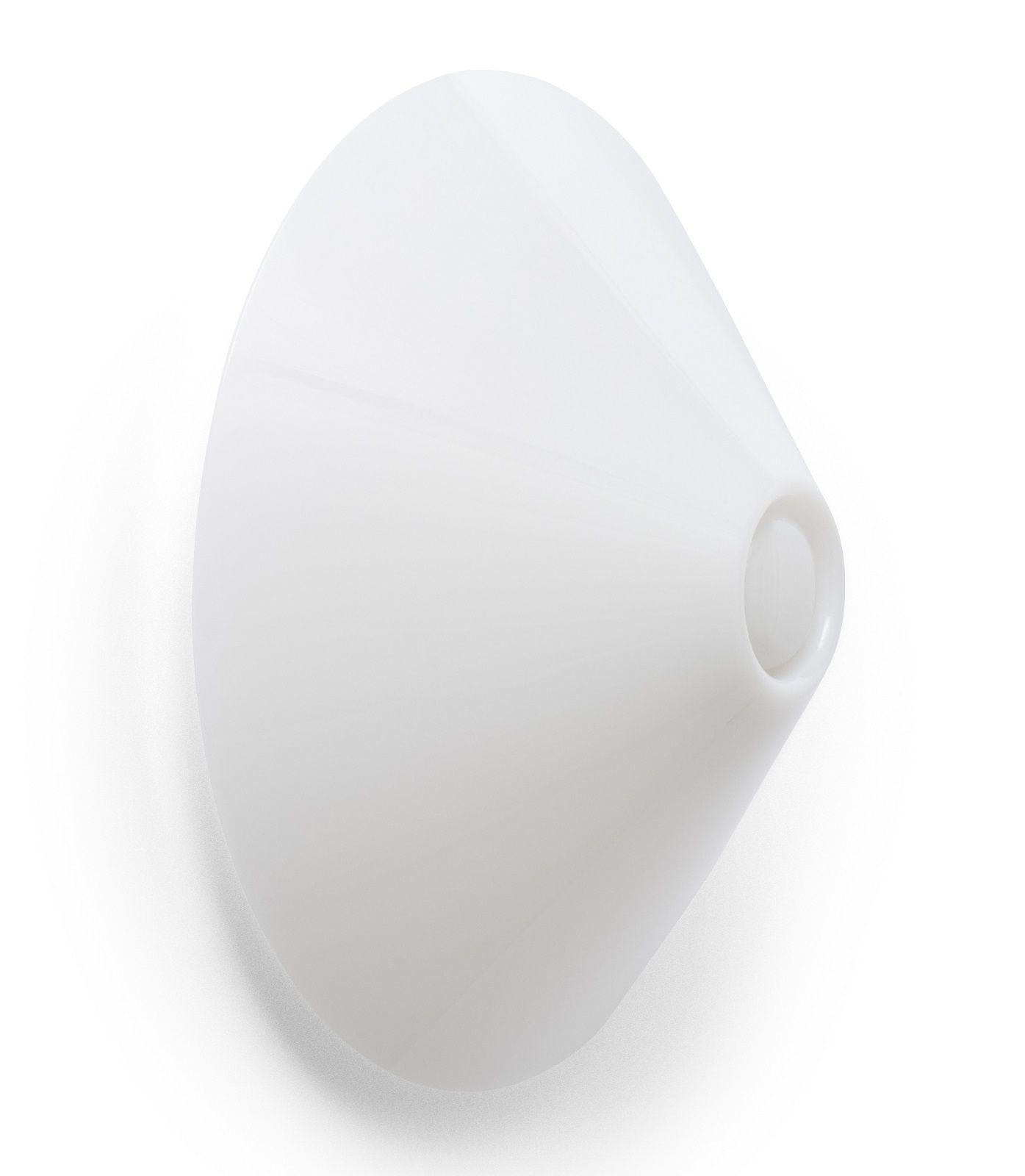 Weiße Ono Wandleuchte von Hay, Flush Mount Lampe für indirekte Beleuchtung.