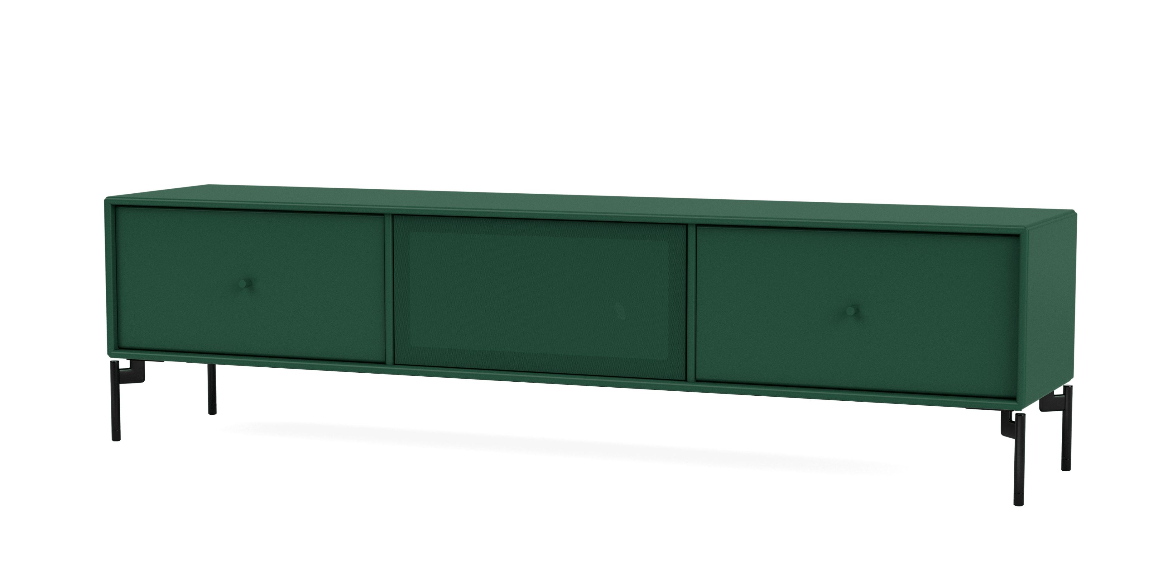 Octave V TV-Bank Pine - Gestell schwarz Montana QUICK SHIP