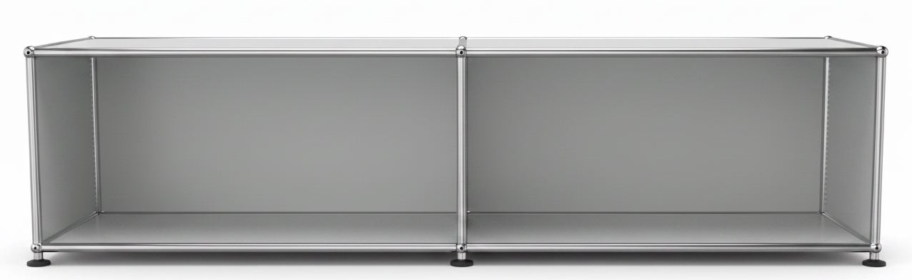 USM Haller Lowboard B 150 cm Offen Lichtgrau