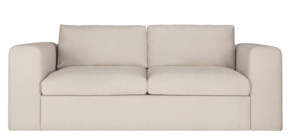 Beiges Mellow Sofa von Ethnicraft, ein modernes 2,5 Sitzer Sofa für Wohnzimmer und Lounge.