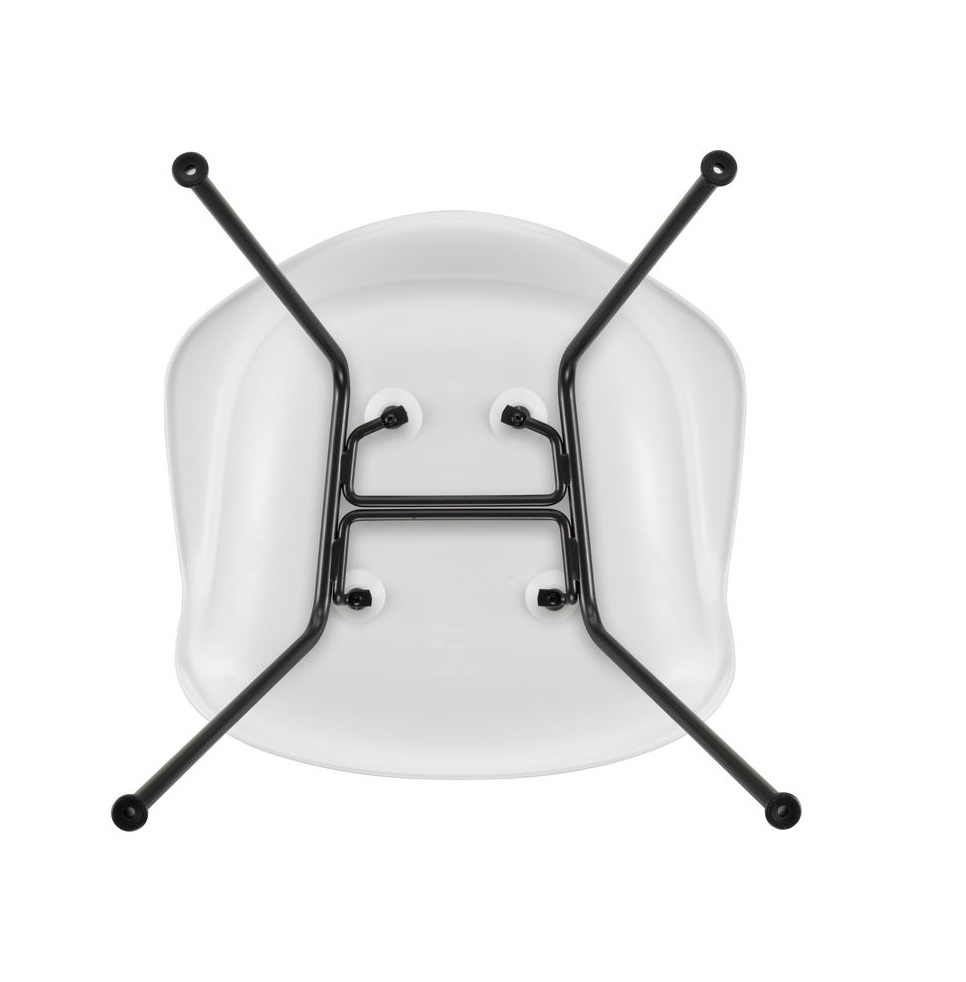 Eames Plastic Arm Chair DAX mit Sitzpolster Vitra