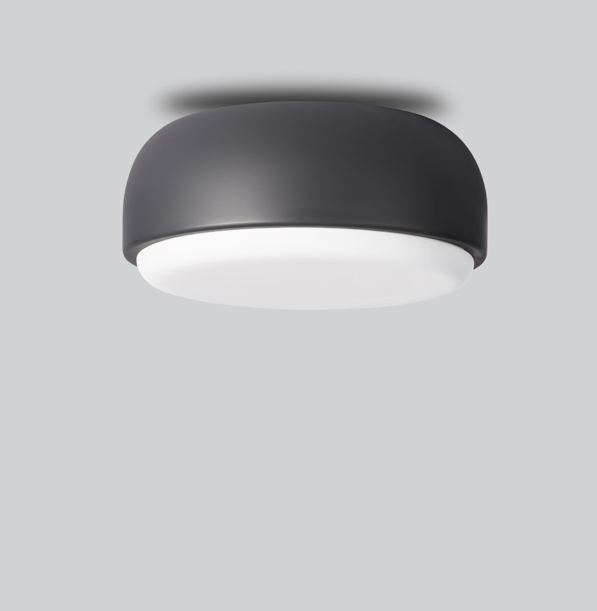 Northern Over Me Deckenleuchte, Ø30cm, in Grau. Moderne Deckenlampe für Wohnzimmer und Schlafzimmer.